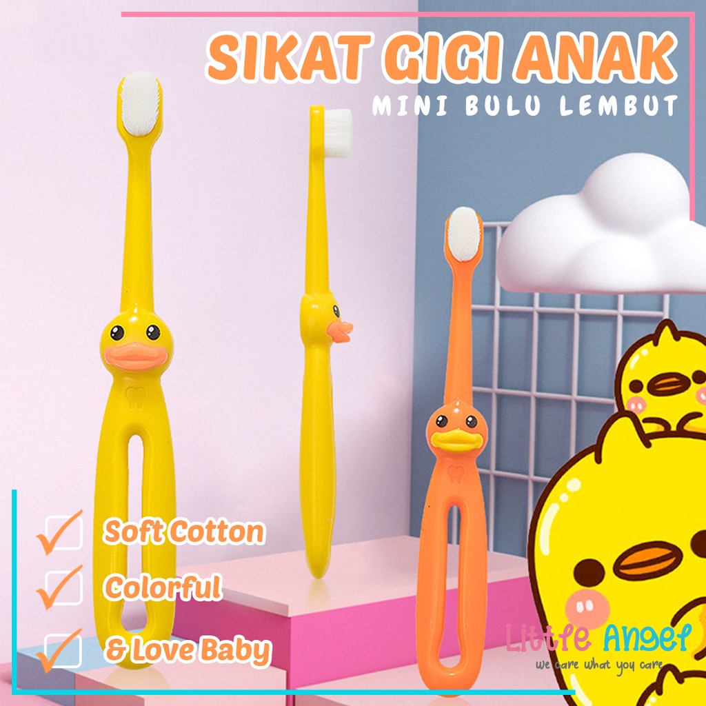 SIKAT GIGI BAYI ANAK SILIKON Baby Training Toothbrush Karakter Silicon Lembut Bulu Halus Kids Teether Gigitan