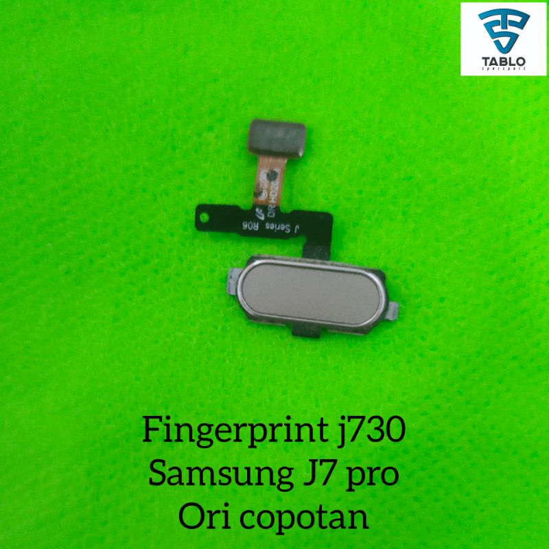 fingerprint home button Samsung J7 pro ori copotan