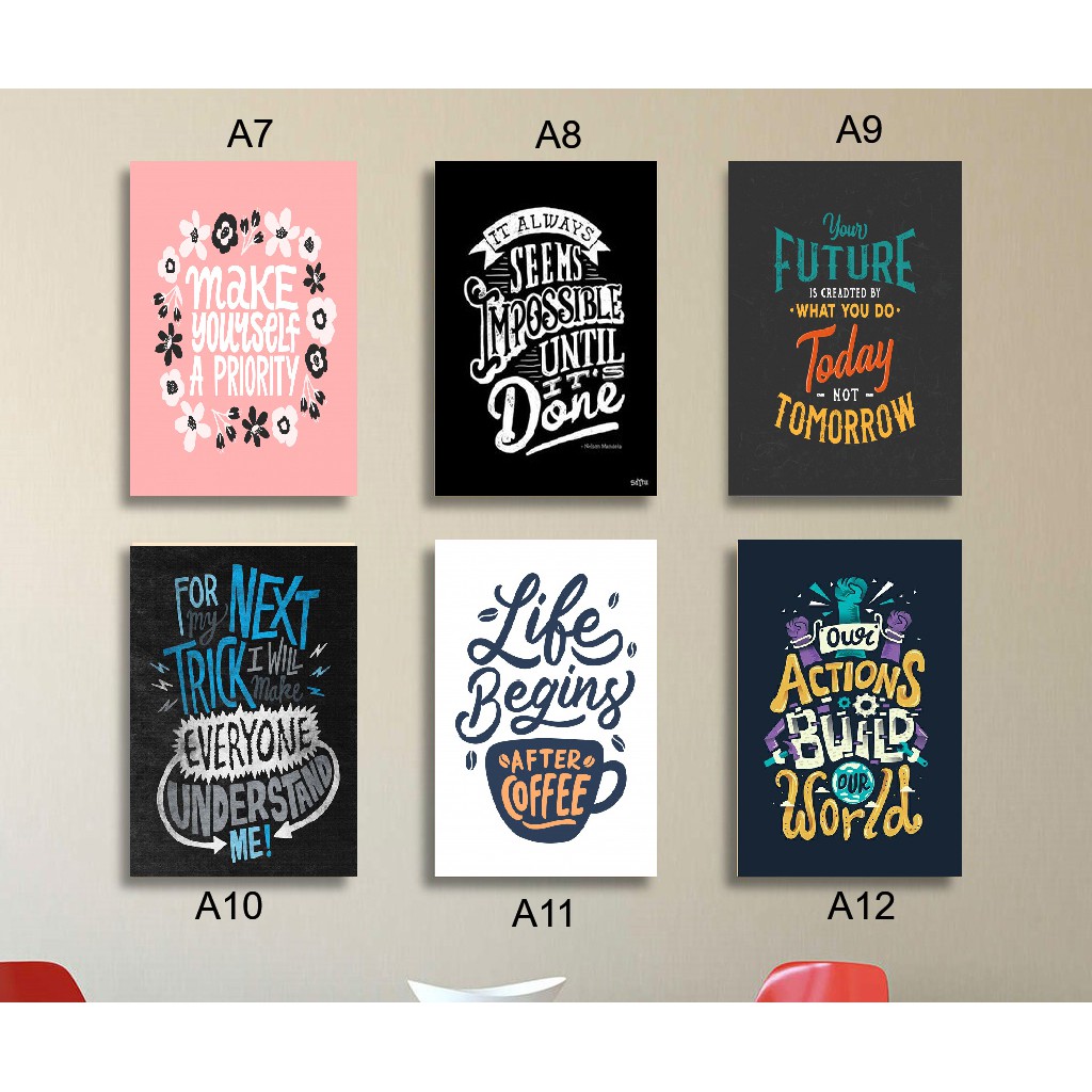 Download Hiasan Dinding Quote Motivasi Dekorasi Rumah Poster Kayu ...