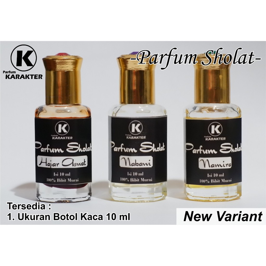 Parfum Sholat Kasturi |  Komposisi Murni Bibit Parfum Non Alkohol | Kemasan 10 ml | Bisa Cod | Terlaris