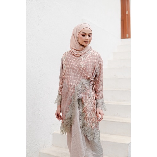 READY STOK KALA KIMONO OUTER LACE VISCOSE