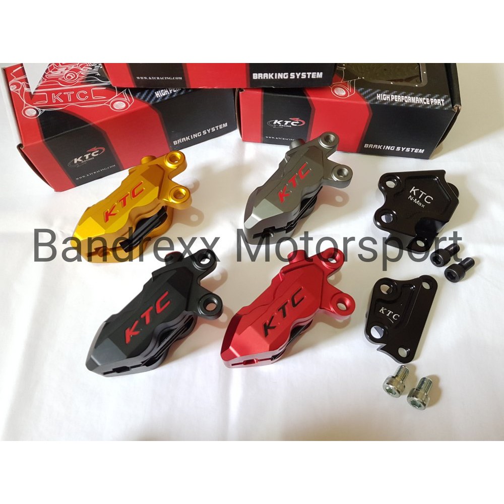 Kaliper KTC 4 piston slim for Aerox 155 Nmax include bracket mki