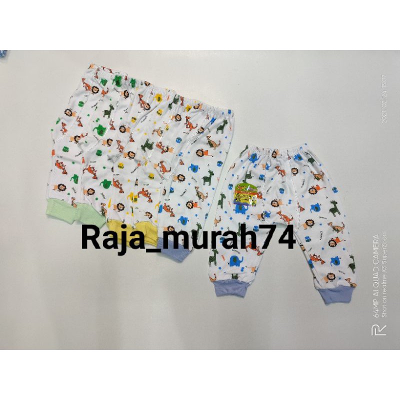 6 pcs celana panjang zahdan motif