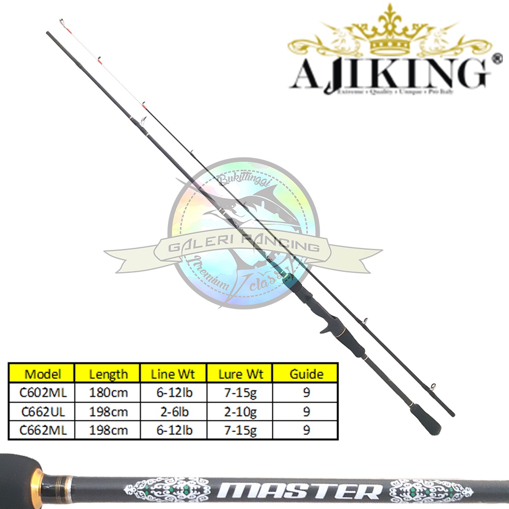 Joran BC Ajiking Master 602ML 662UL 662ML