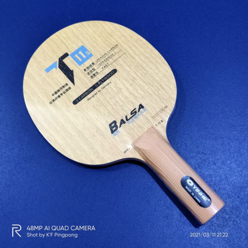 Yinhe T-11s ST Blade Bat Bet Tenis Meja Pingpong