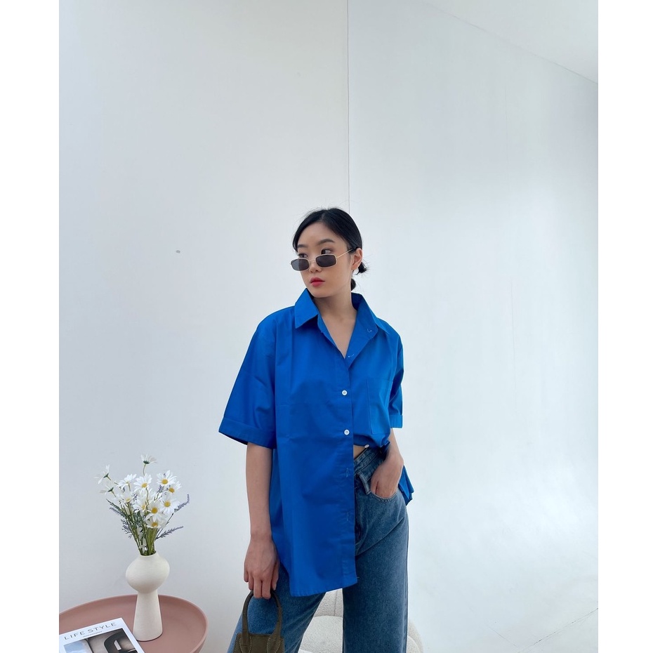 NOMI - Poppy Shirt / Kemeja Oversize Wanita