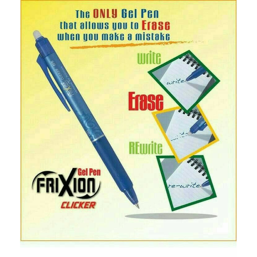 

refill Pulpen Frixion Pilot 0.5 0.7 Pen dengan tinta Bisa Dihapus