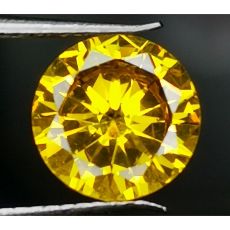 Batu permata yellow zircon