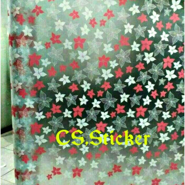 Stiker kaca motif/stiker kaca polos & kaca film/stiker kaca motif bunga kertas