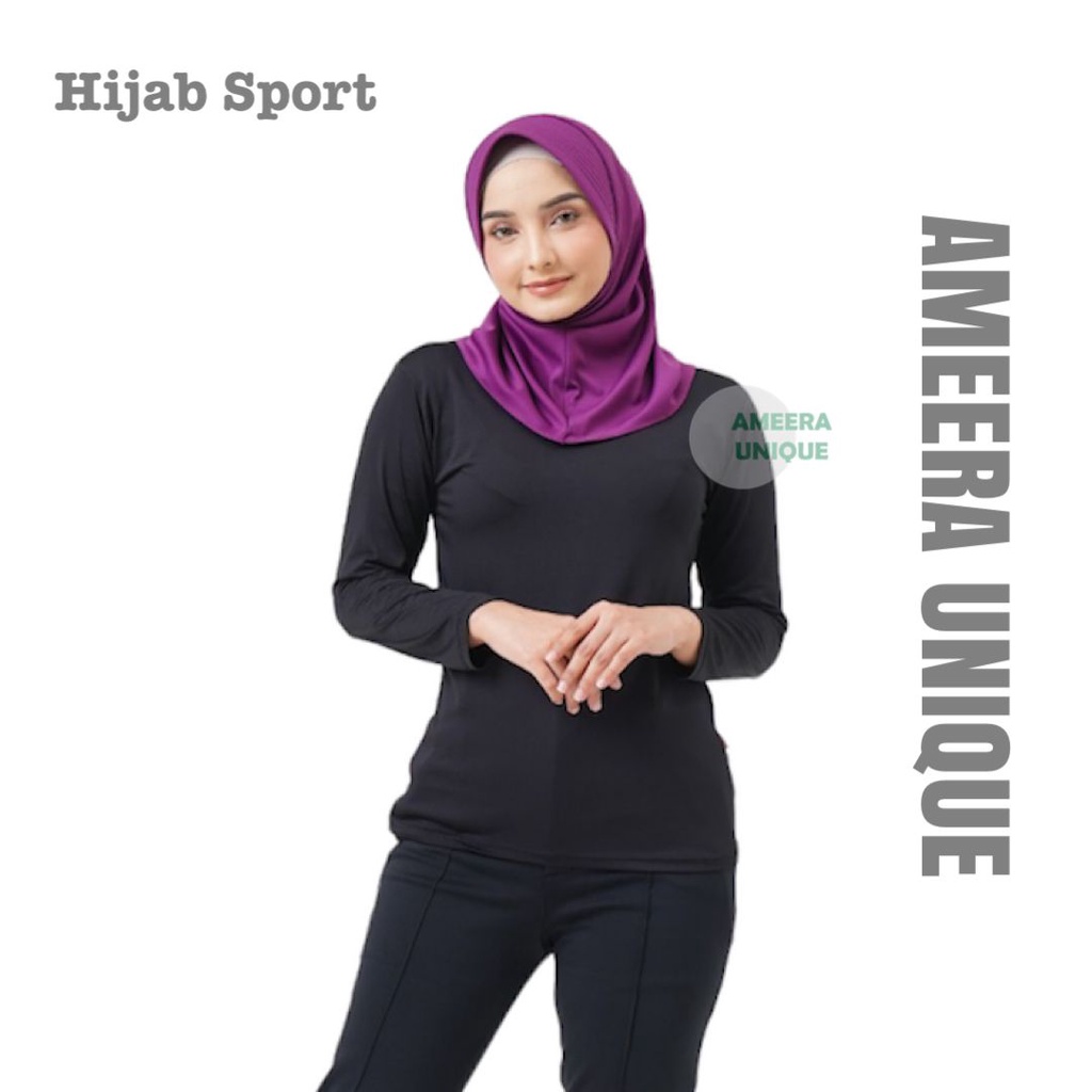 Jilbab Bergo Hamidah Sport Olahraga Instan