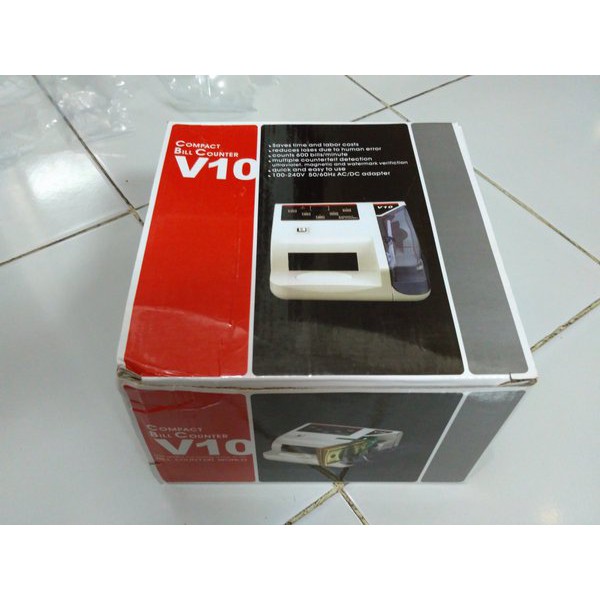 Mesin Penghitung Uang Money Counter Hitung Detektor Bill UV V10