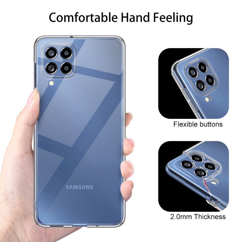 C/C- CASE BENING COVER Samsung M53 5G Samsung M33 5G Clear case Bening Softcase Clear Case Samsung M53 Samsung M33