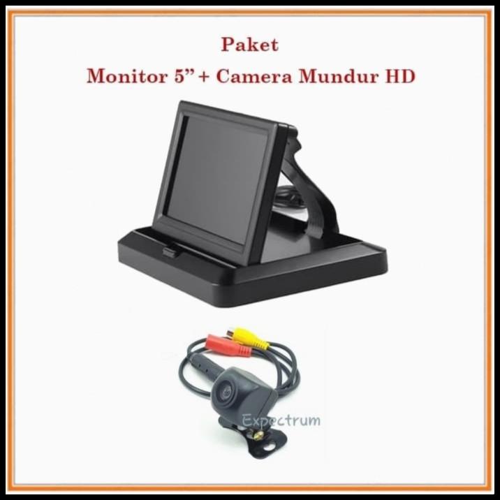 Monitor Tv Lipat 5 Inch - Paket Monitor Tv 5 Inch & Kamera Ccd Hd