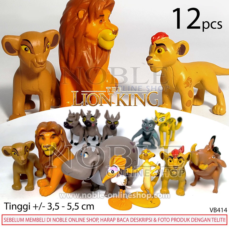Lion King Figure Mufasa Simba Keluarga Singa Timon Babi Pumbaa