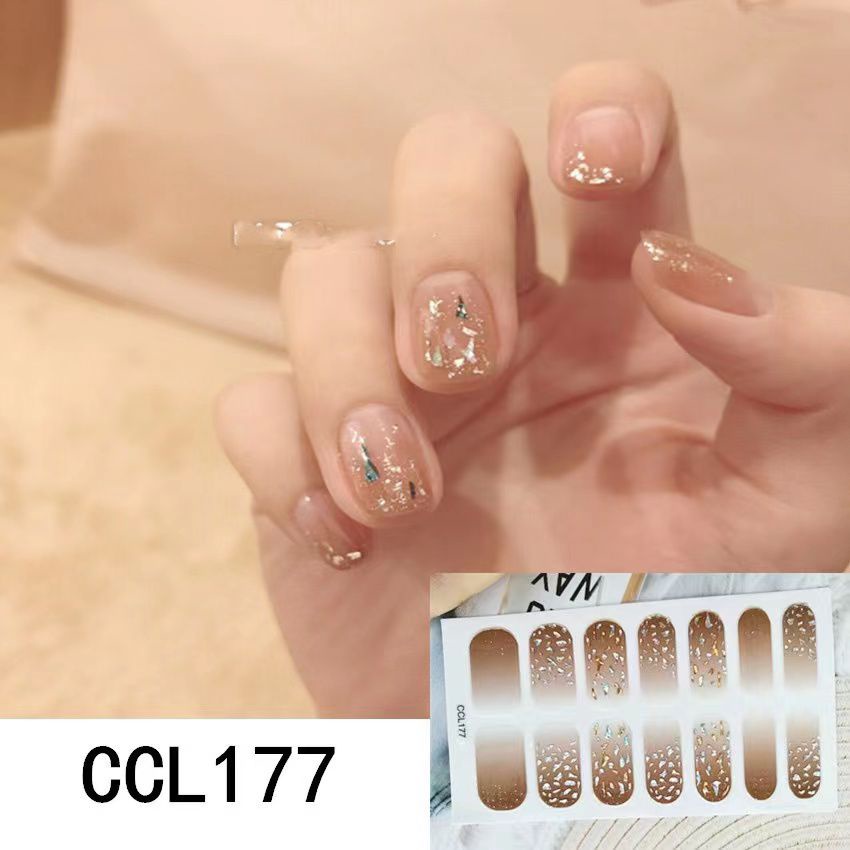 CCL STIKER KUKU GAYA JEPANG 14PCS  STAR MOON NAIL STICKER SHELL PREMIUM QUALITY