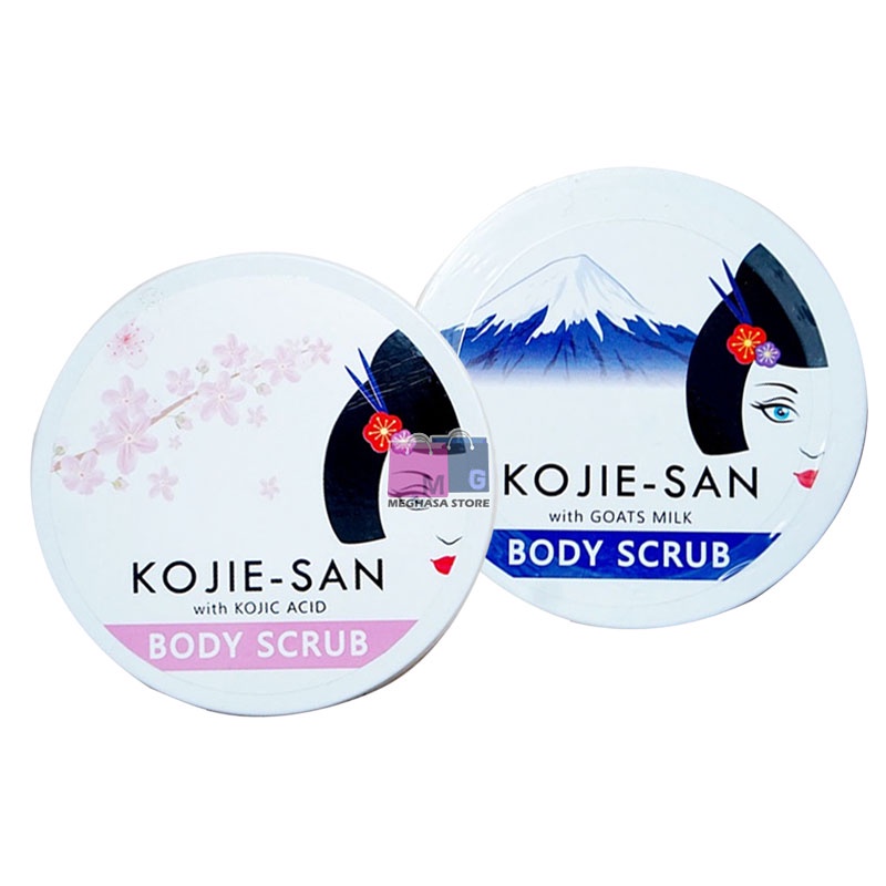 KOJIE-SAN Body Scrub Kojic 250gr | Goats Milk 250gr