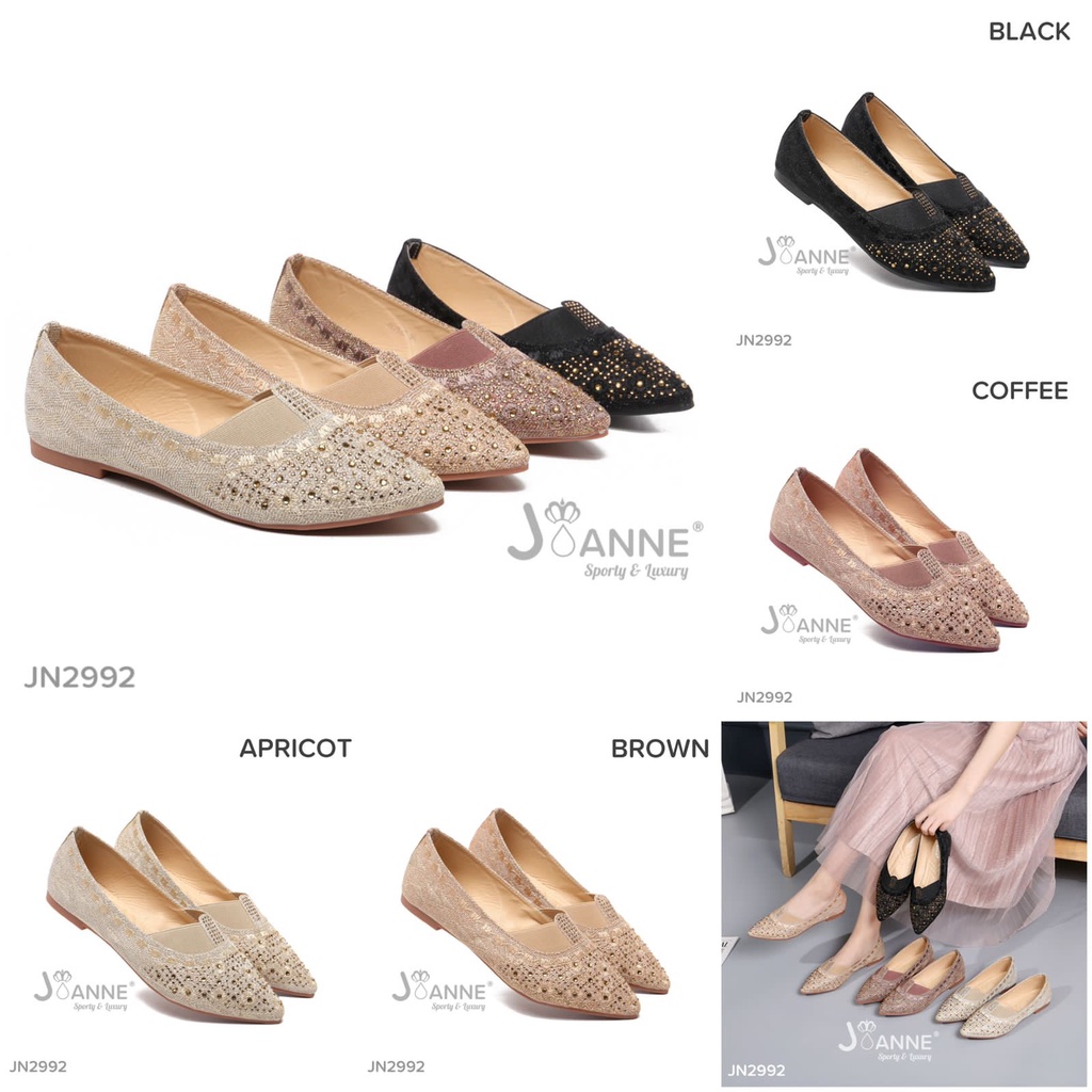 JOANNE Flat Loafers Shoes #JN2992 ORIGINAL