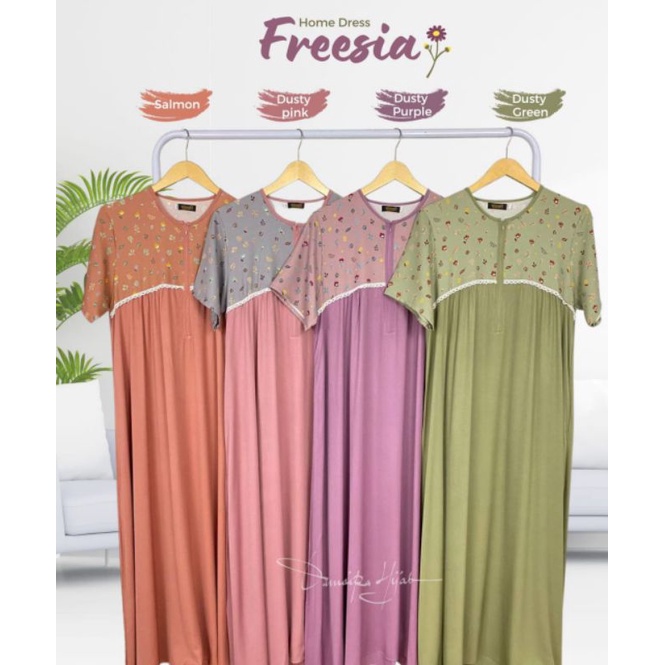 Freesia Dress - Dress Lengan Panjang Dress Lengan Pendek