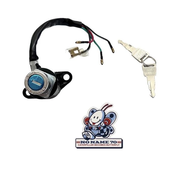 kunci kontak honda gl100 gl125 substitusi c70 kabel 4 kunci kecil nonamec70 dijamin
