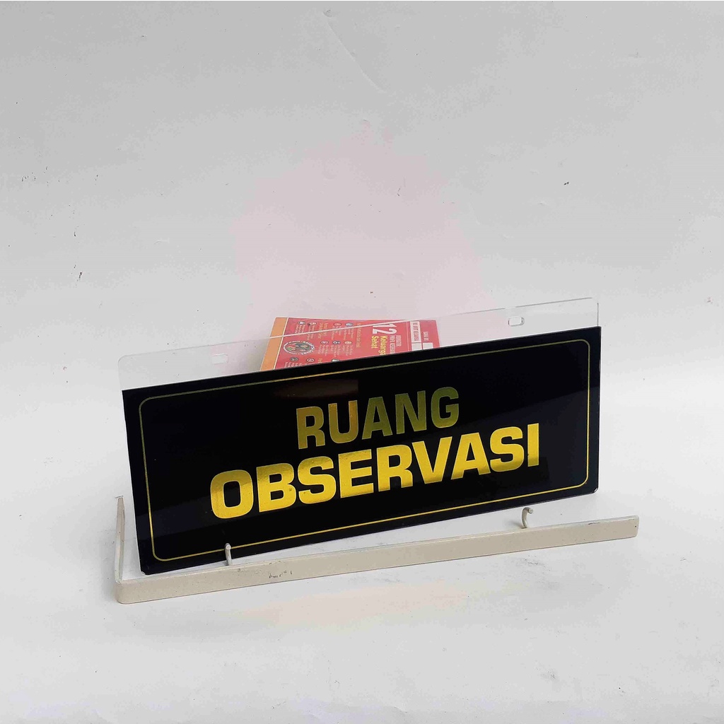 Nama Ruang || Ruang Observasi || Nama Ruang Kantor || Papan Nama Ruang Akrilik | Nama Ruangan