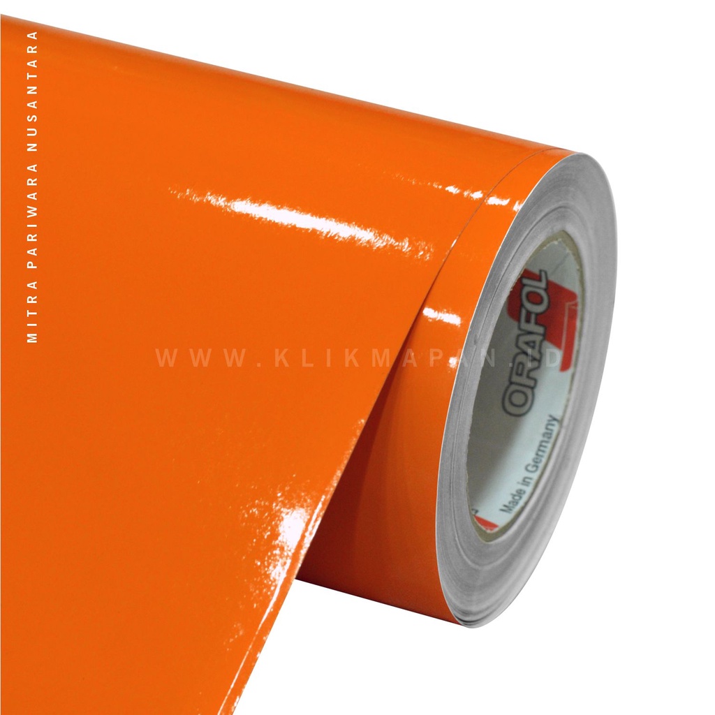 Stiker Oracal 651 Orange Glossy & Matt (035, 036, 047)