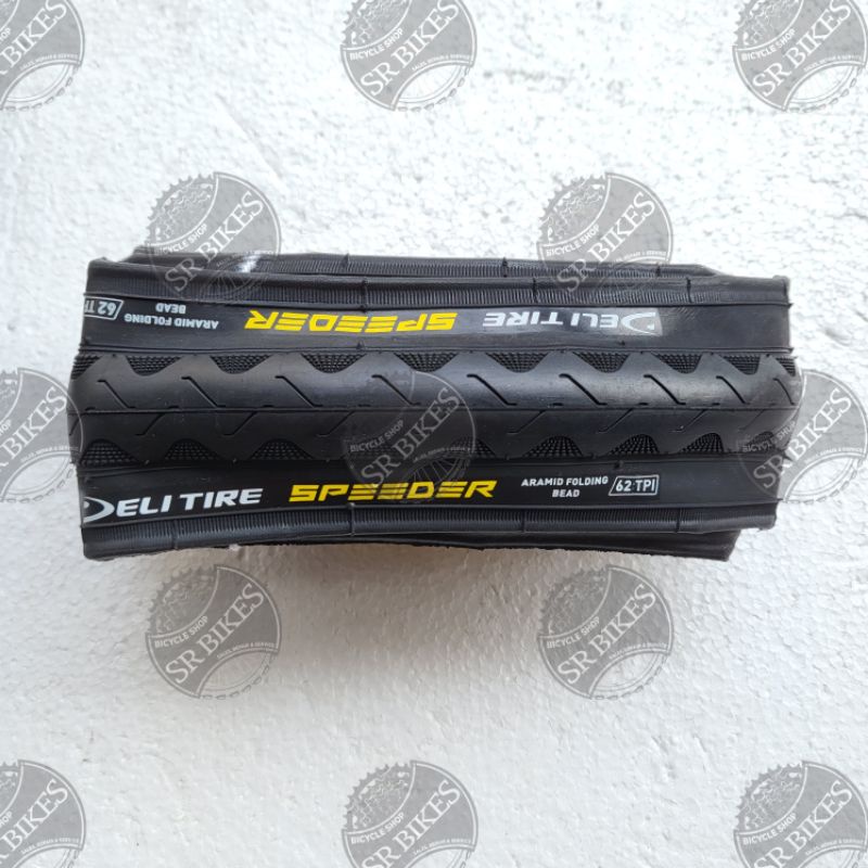 Ban Luar 700 x 28c Sepeda RB Fixie Balap. KEVLAR ARAMID. DELI TIRE