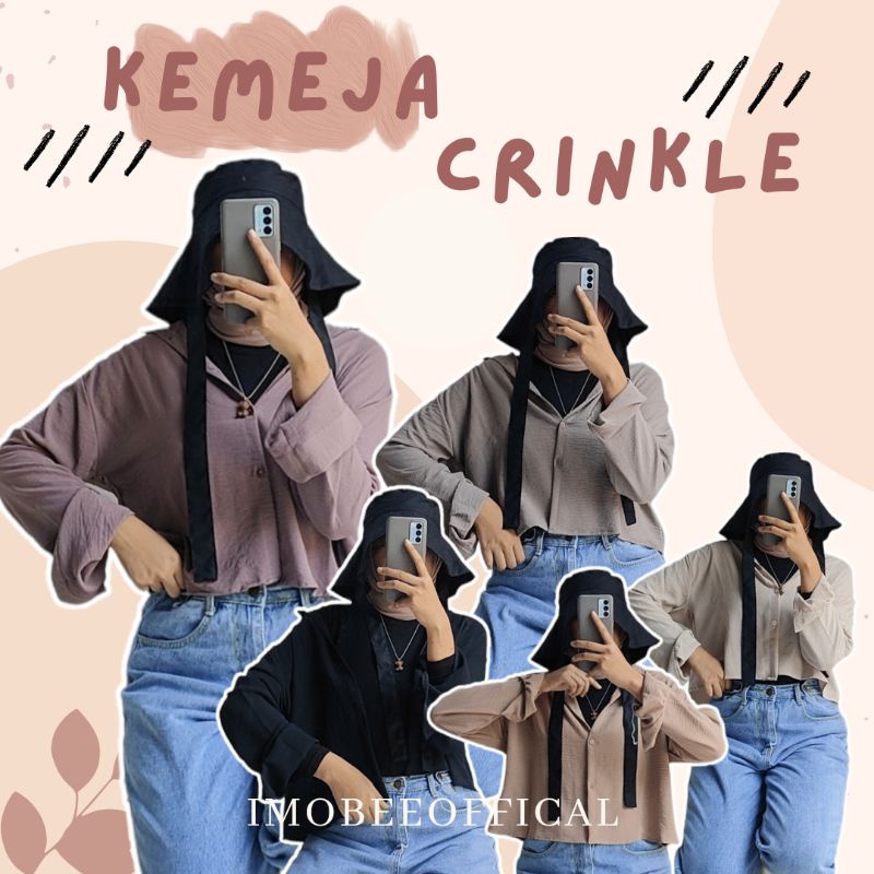 KEMEJA CRINKLE AIRFLOW // KEMEJA KATUN RAYON TWILL SOFT