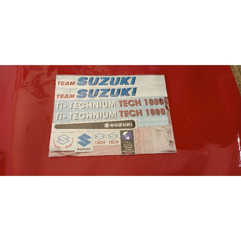 stiker sepeda Suzuki ti technium