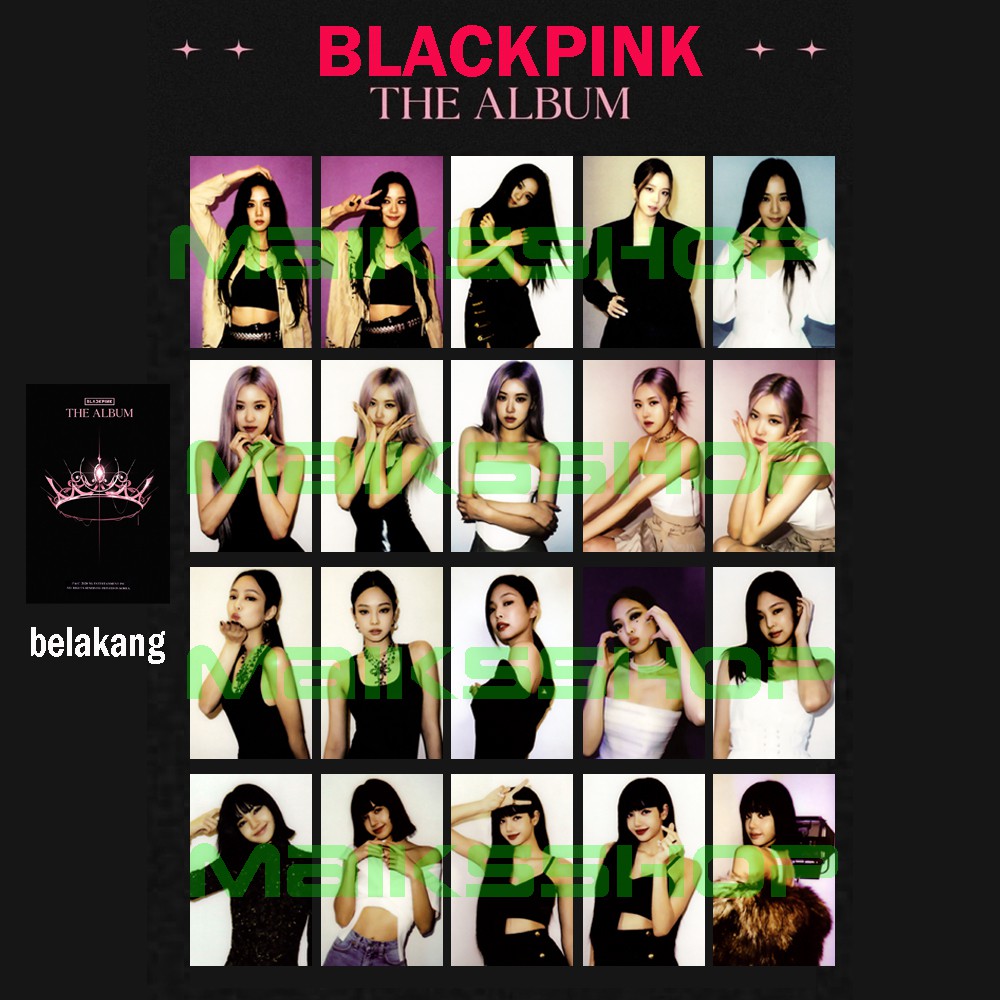 (BISA SATUAN) Blackpink The Album Photocard Kpop