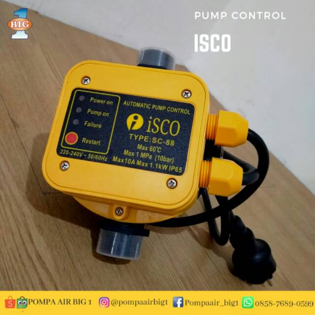 Automatic pump control ISO