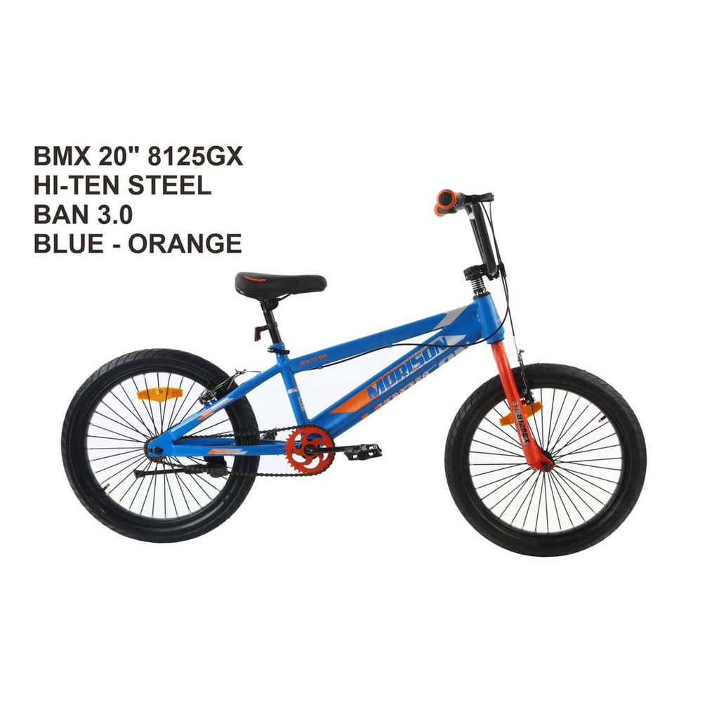 sepeda anak laki BMX usia 8 - 9 - 10 sampai 12 tahun-Moris 8125 biru-org