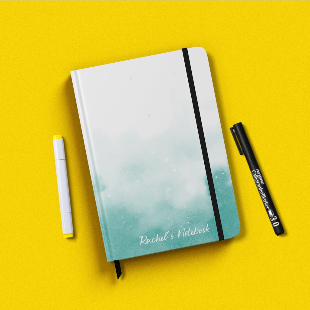 

Notes Notebook Custom Nama Cover Depan Pastel Ukuran A5 A6 Isi 150 Halaman Kertas Bookpaper Diary Book Planner