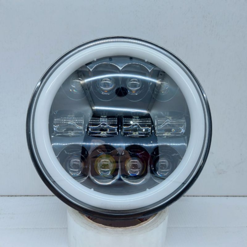 Lampu Daymaker 7 Inch LED DOT SAE Import Lampu Daymaker 7inch DRL 2 Tone - Headlamp motor custom