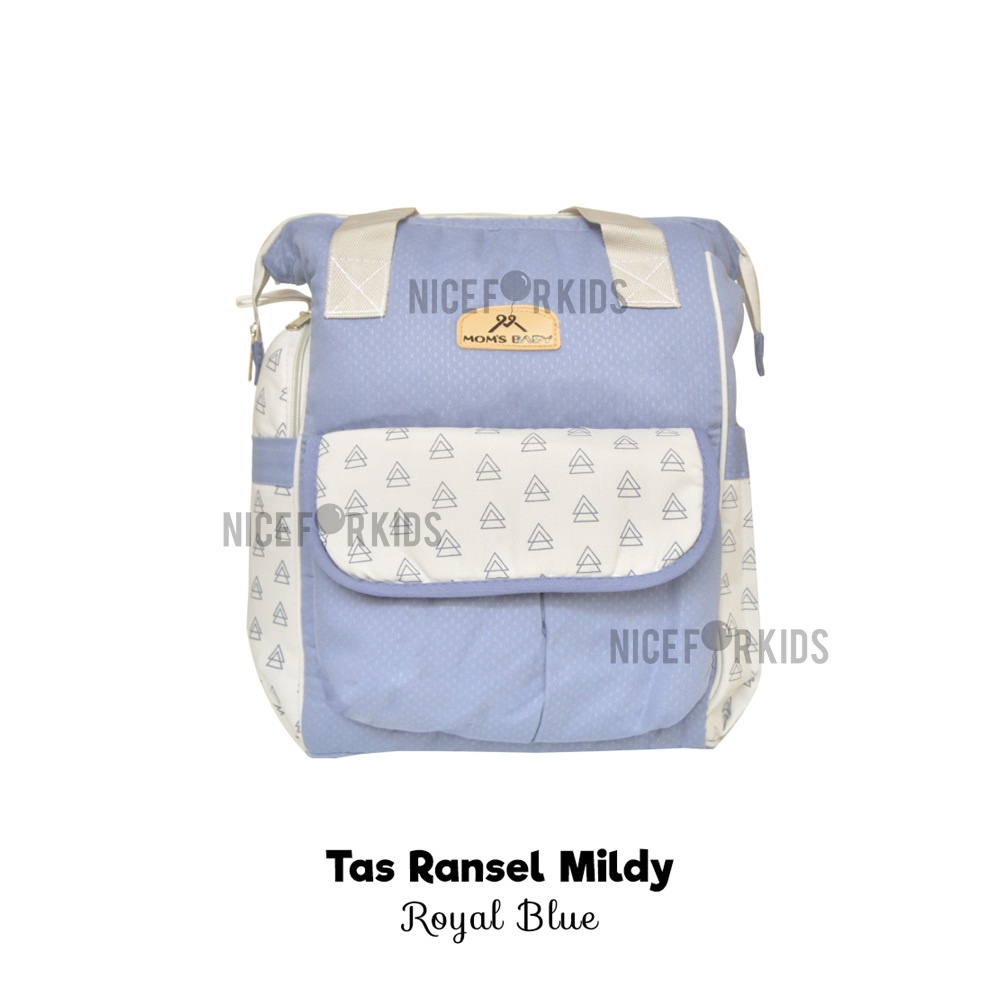 Mom's Baby Tas Bayi Ransel Besar Perlengkapan Bayi MIldy Series MBT3038