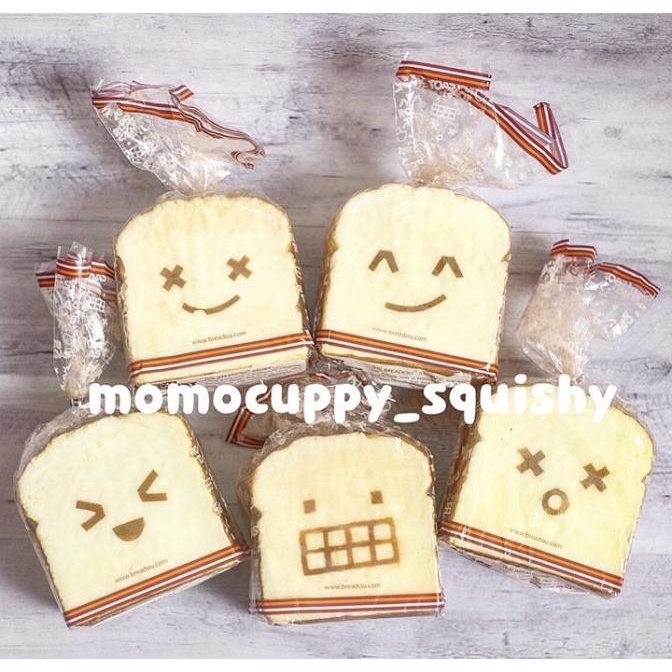 Premium Product Squishy Licensed Emoticon Loaf By Breadou ( Roti Emoticon Random) - Paling Diminati