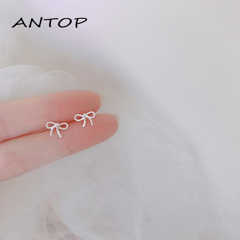 Anting Stud Bahan S925 Silver Untuk Wanita