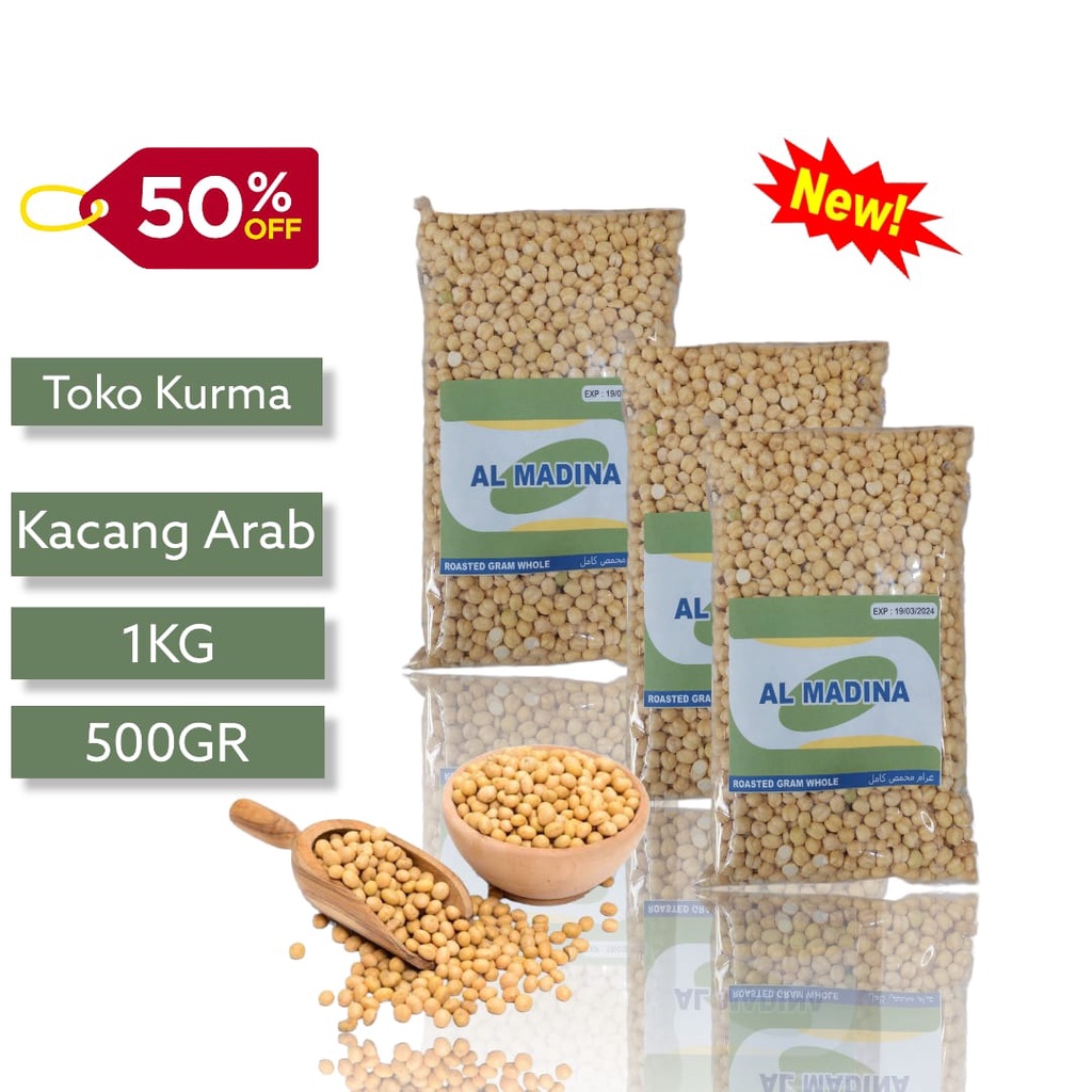 

kacang arab super gurih da renyah 1kg (plastik polos)