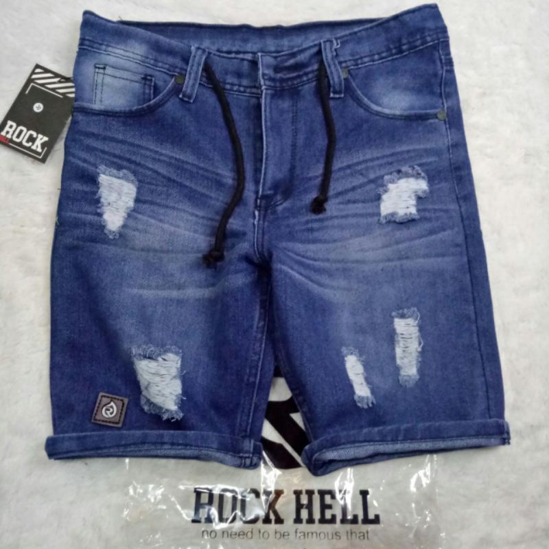 Ripped Celana Jeans Sobek Wisker