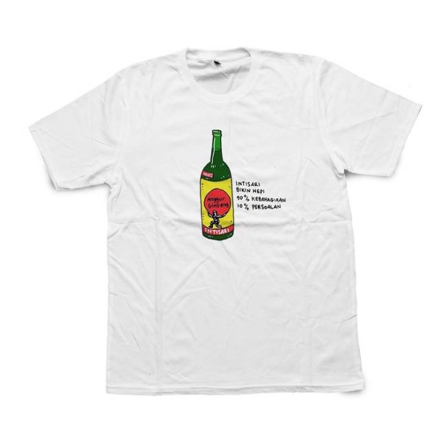 Jual Kaos Intisari 90% Kebahagian Cap Orang tua