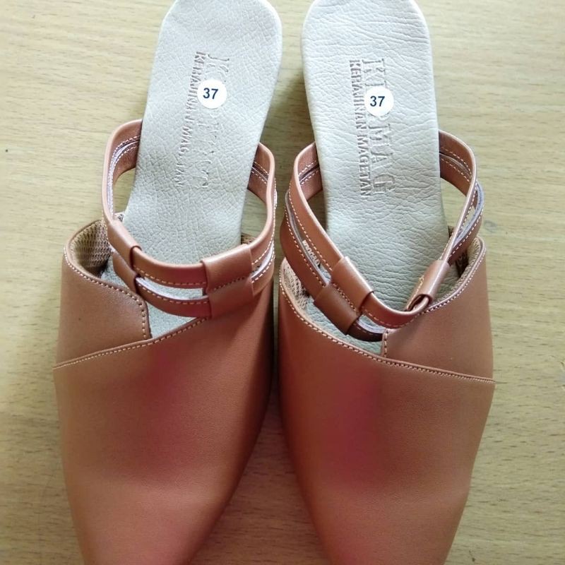 Sepatu Slop Kulit Asli Magetan