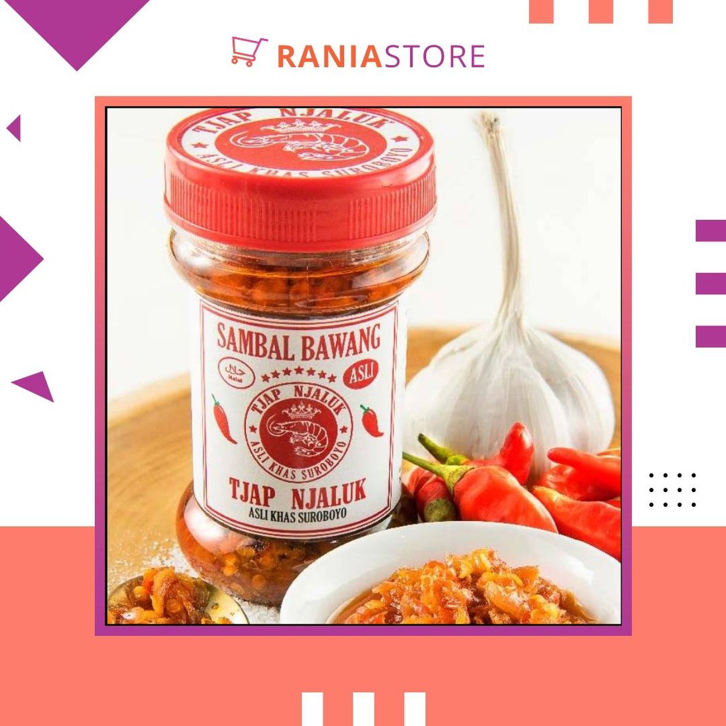 

100% ASLI SAMBAL BAWANG / SAMBEL ENAK TJAP NJALUK TERPEDAS