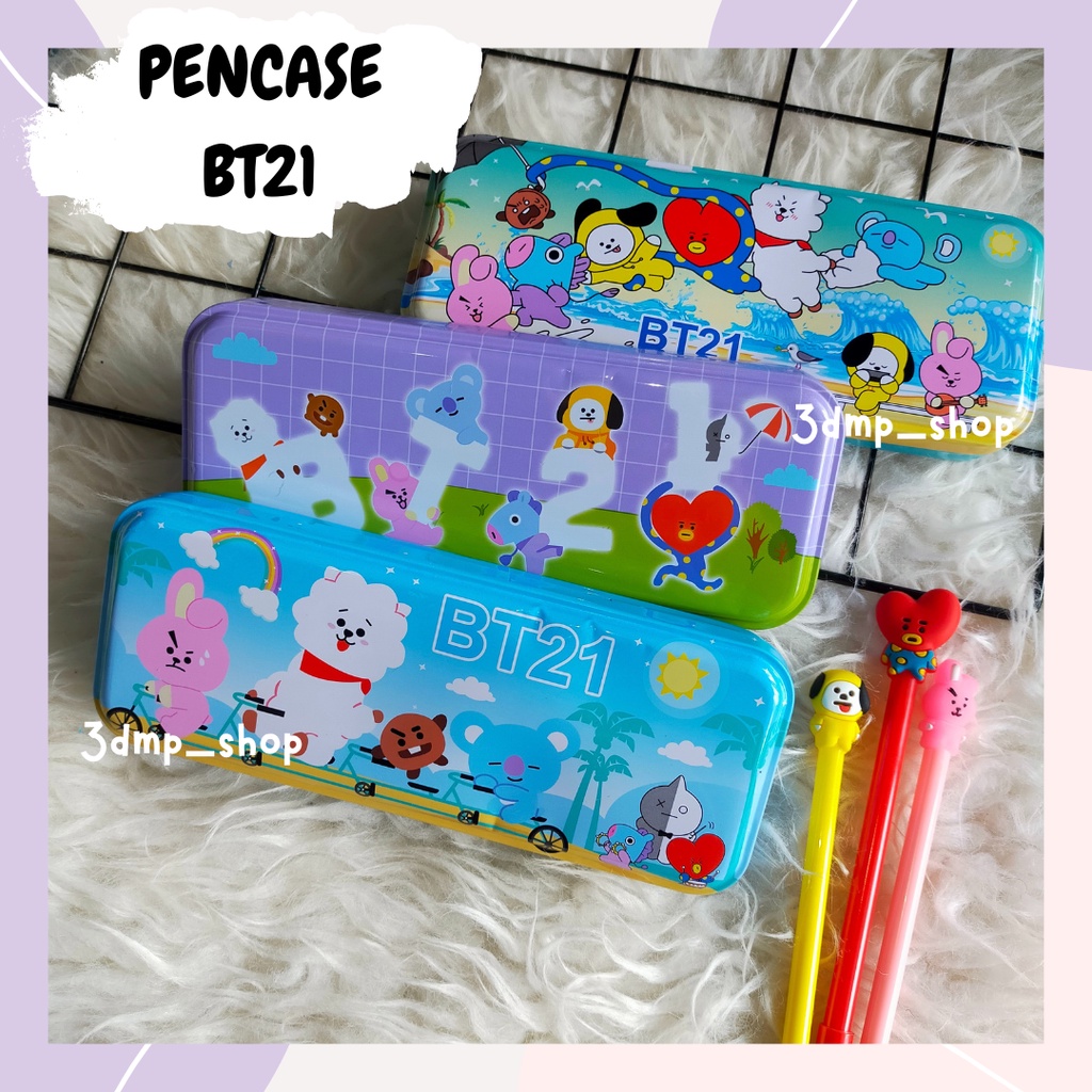 Pencase Tempat Kotak Pensil BT21 BTS KPOP