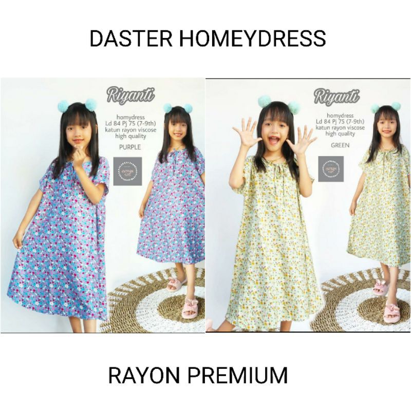 DASTER ANAK/HOMEDRESS RAYON PREMIUM