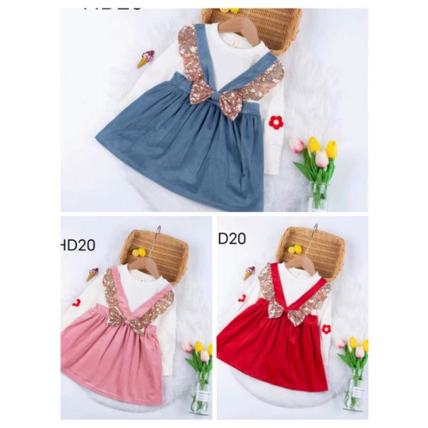 BAJU ANAK PEREMPUAN IMPOR/Dress anak impor,,usia 1-3 tahun