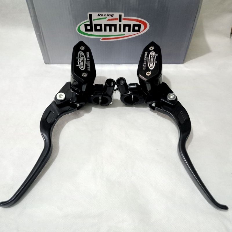 Master Rem Domino 2 Double Tabung Oval Model RCB 1 Set Universal Motor , Nmax, Aerox, Xmax, Beat, Vario, Klx, Crf, Wr, Rx King, Vixion, Cbr, Cb, Xabre, Byson, Mio, Ninja, Jupiter, Vega, Force1, Fizr, MxKing, MegaPro, GlPro, Sonic, R15, R25, Zx, Dll