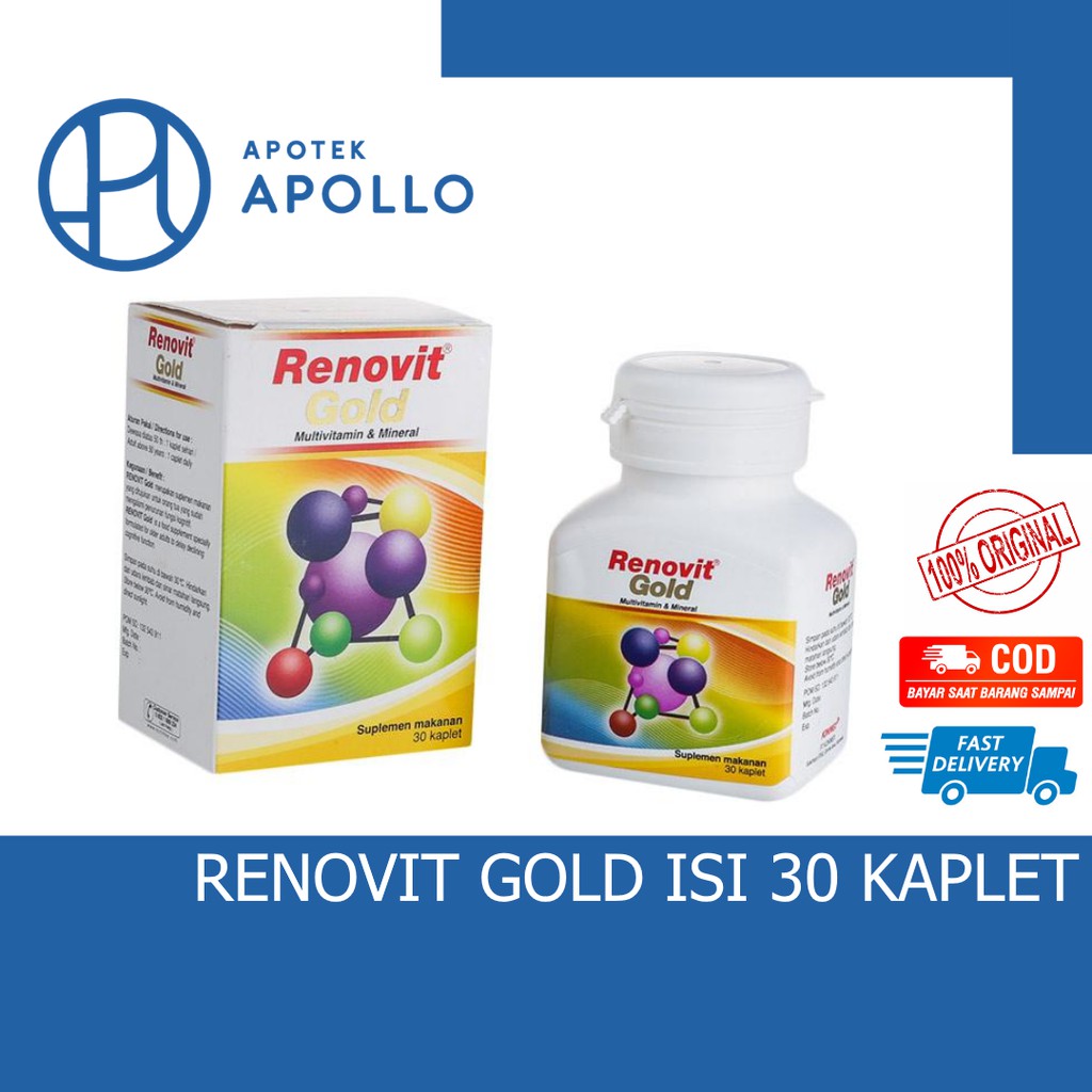 RENOVIT GOLD BOTOL ISI 30