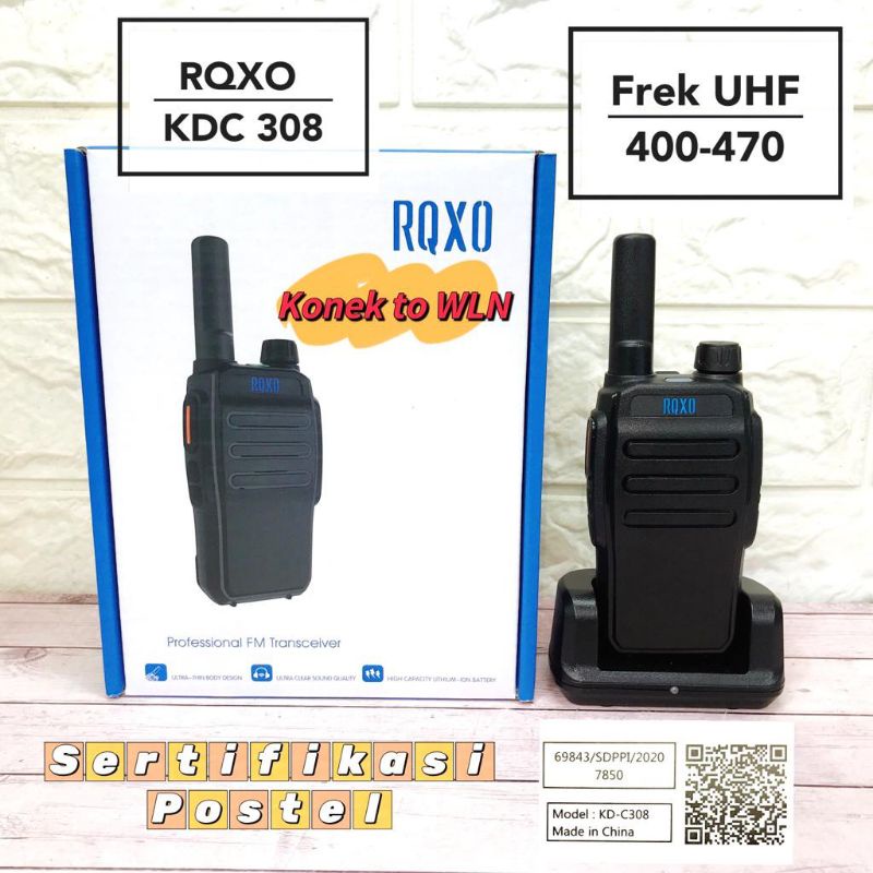 HT Mini RQXO Original Sertifikat Postel Konek to Wlan