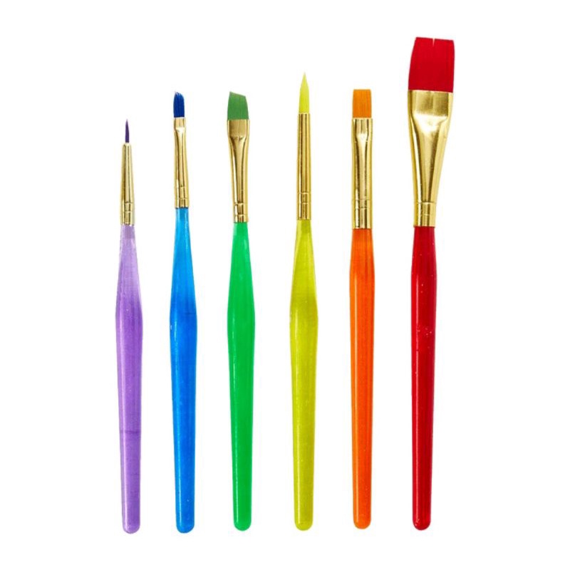 

Brush Painting Kuas Lukis Warna Warni Isi 6