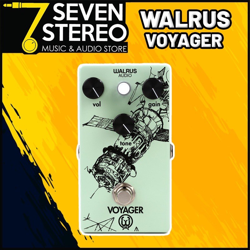 Walrus Audio Voyager Preamp &amp; Overdrive Guitar Effects Pedal