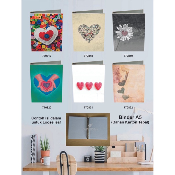 

Binder A5 / Binder Note A5 / Love / Set 2991